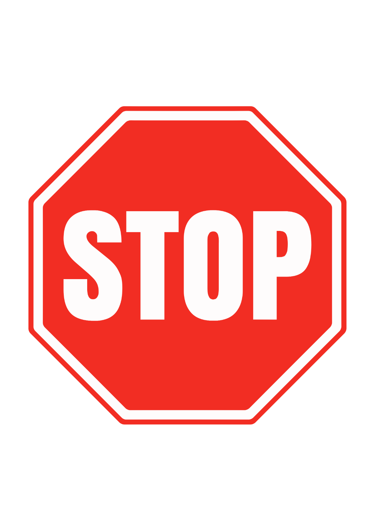 Free Stop Sign Templates Editable And Printable