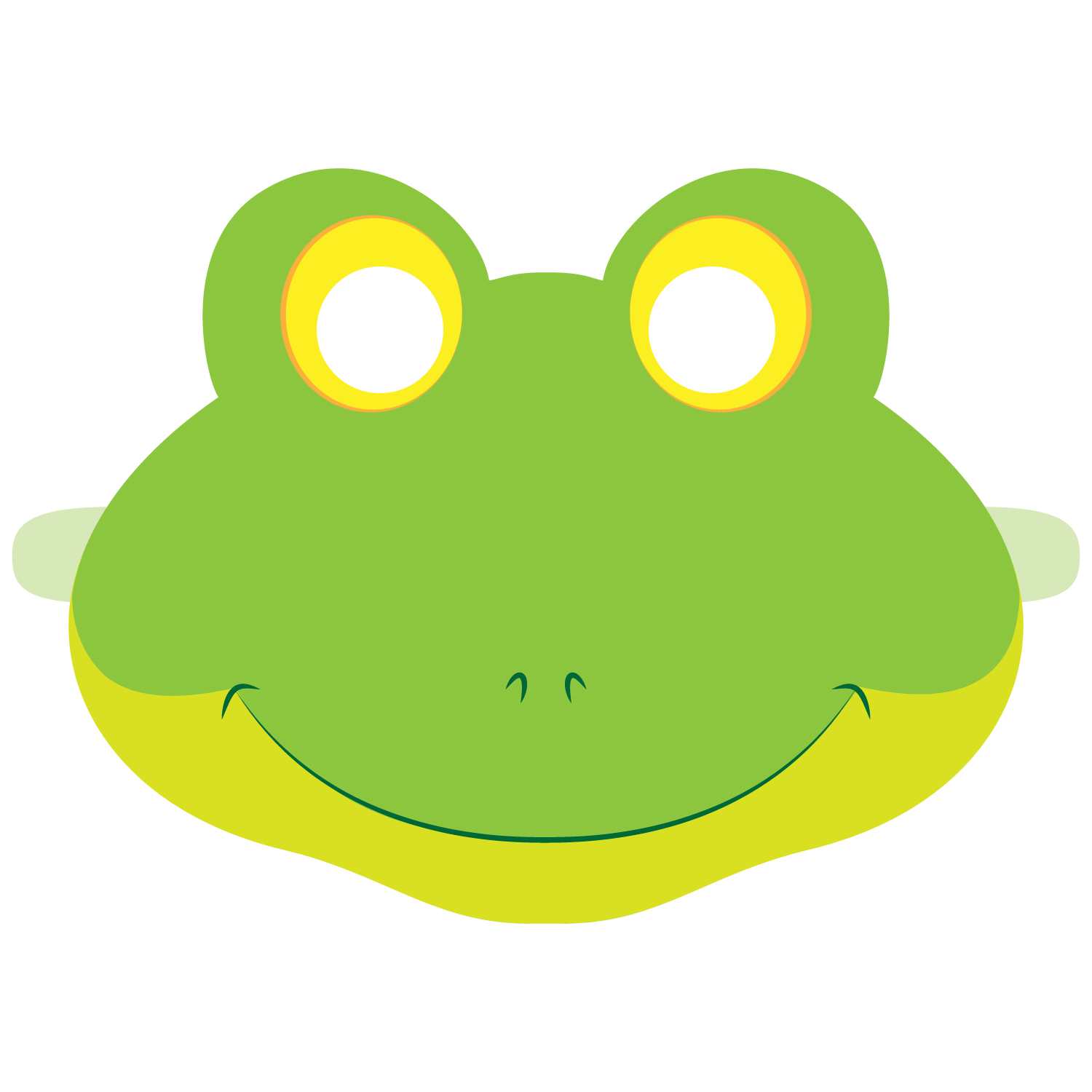 Frog Mask Template Free Printable Paper raft Templates