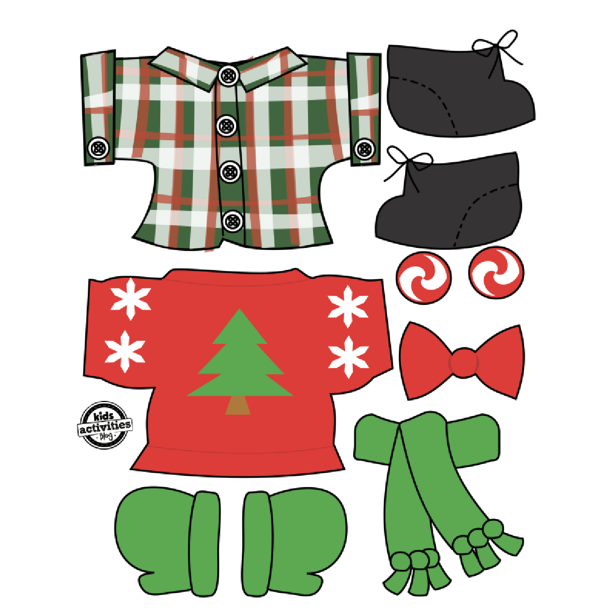 Fun Festive Gingerbread Man Printable Activity Pages For Kids Kids Activities Blog