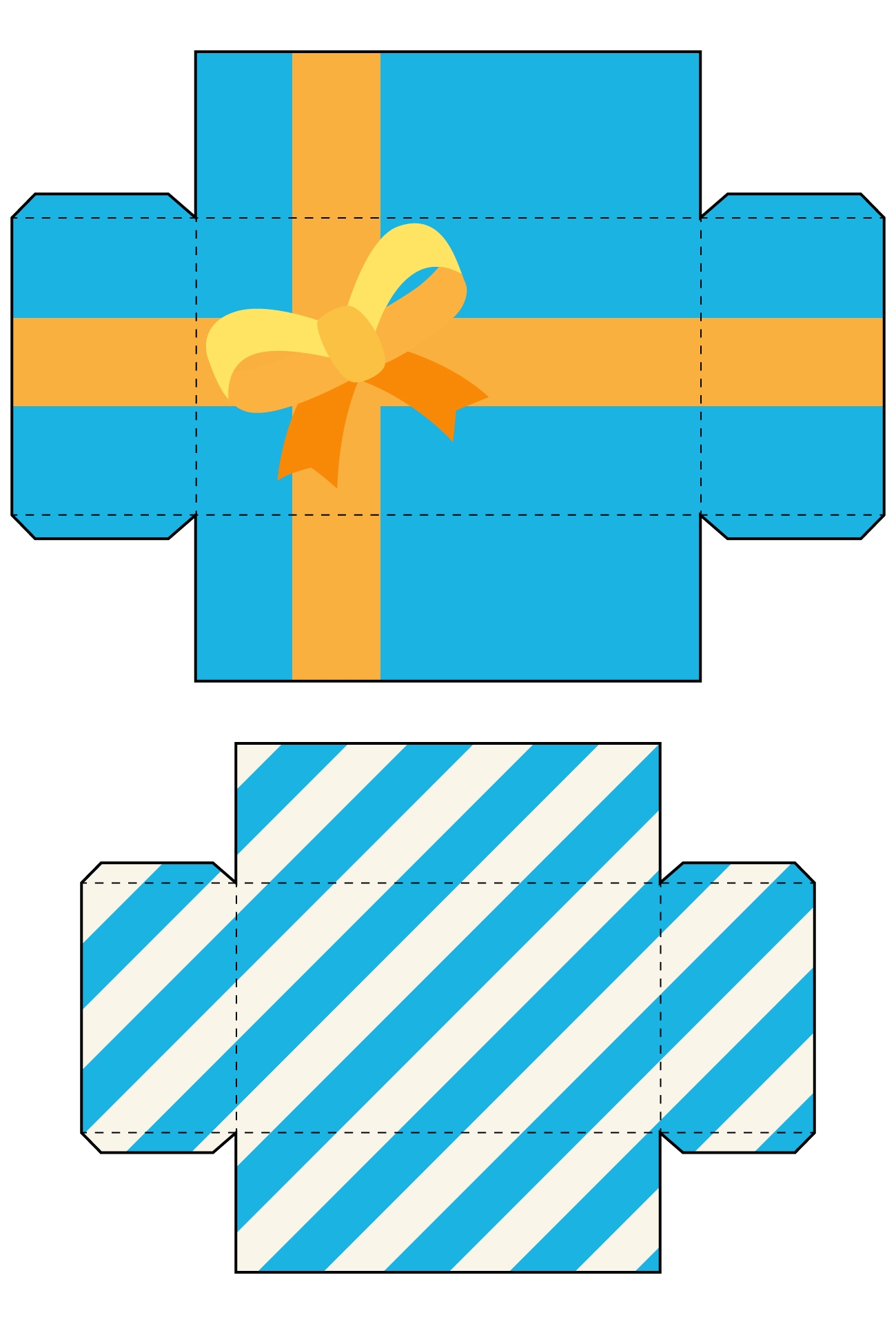 Gift Box With Lid Template 10 Free PDF Printables Printablee