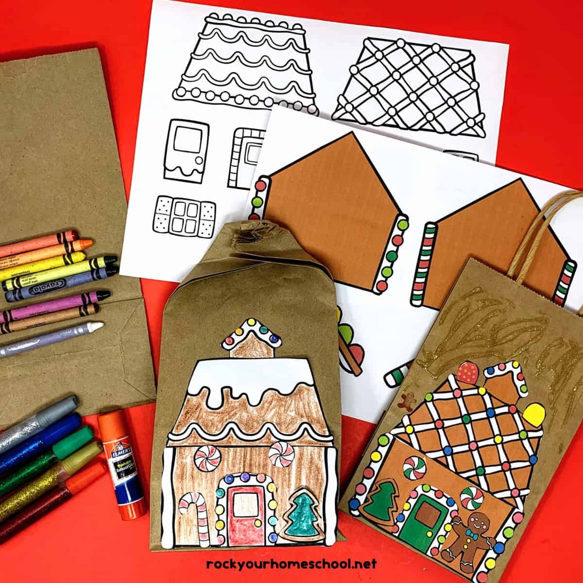 Gingerbread House Printables How To Use For Holiday Fun Free Rock Your Homeschool