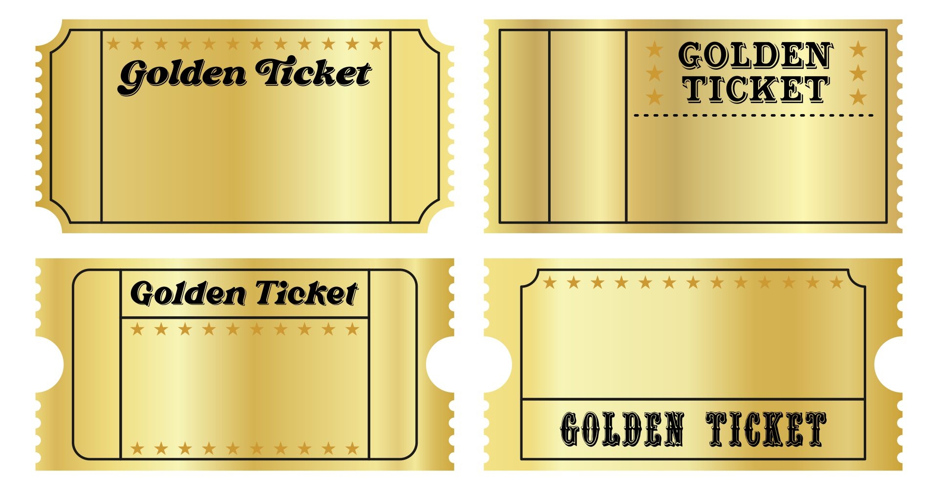 Golden Ticket Printable