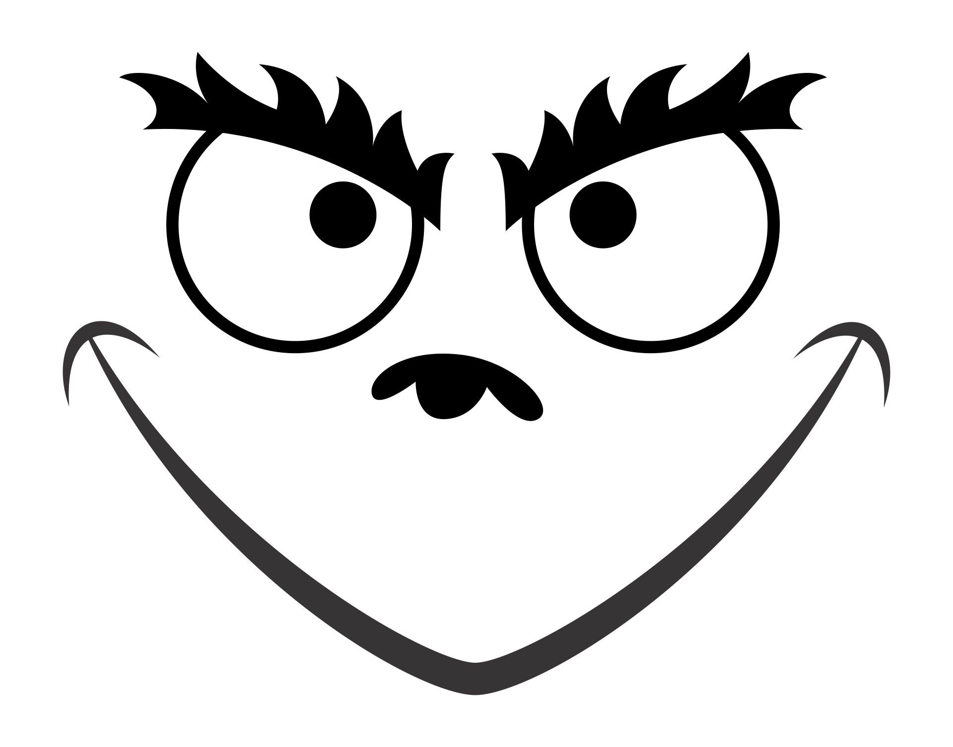 Grinch Stencil Free Printable
