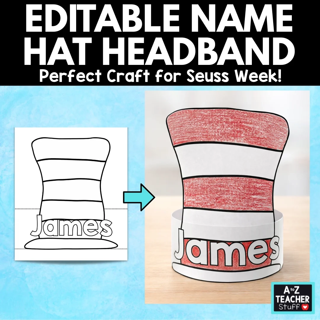 Hat Printables For Dr Seuss Cat In The Hat Or Just Hats A To Z Teacher Stuff