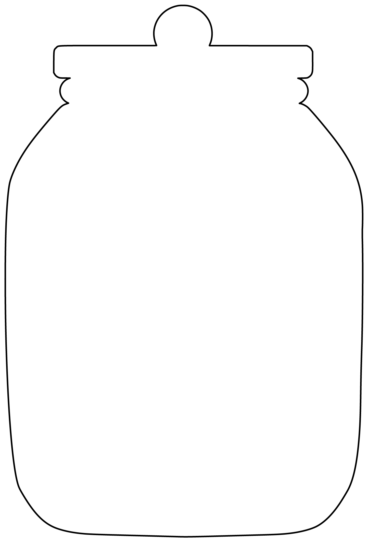Jar 30 Paper Craft Templates