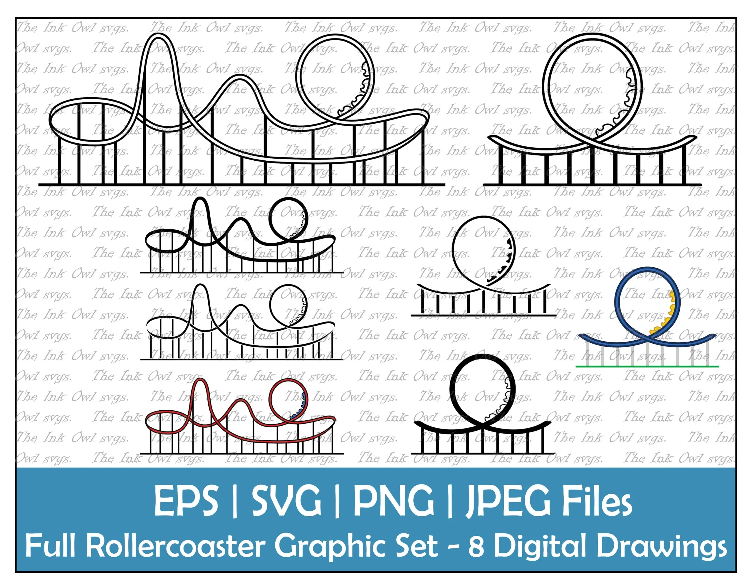 Kids Roller Coaster Etsy Canada