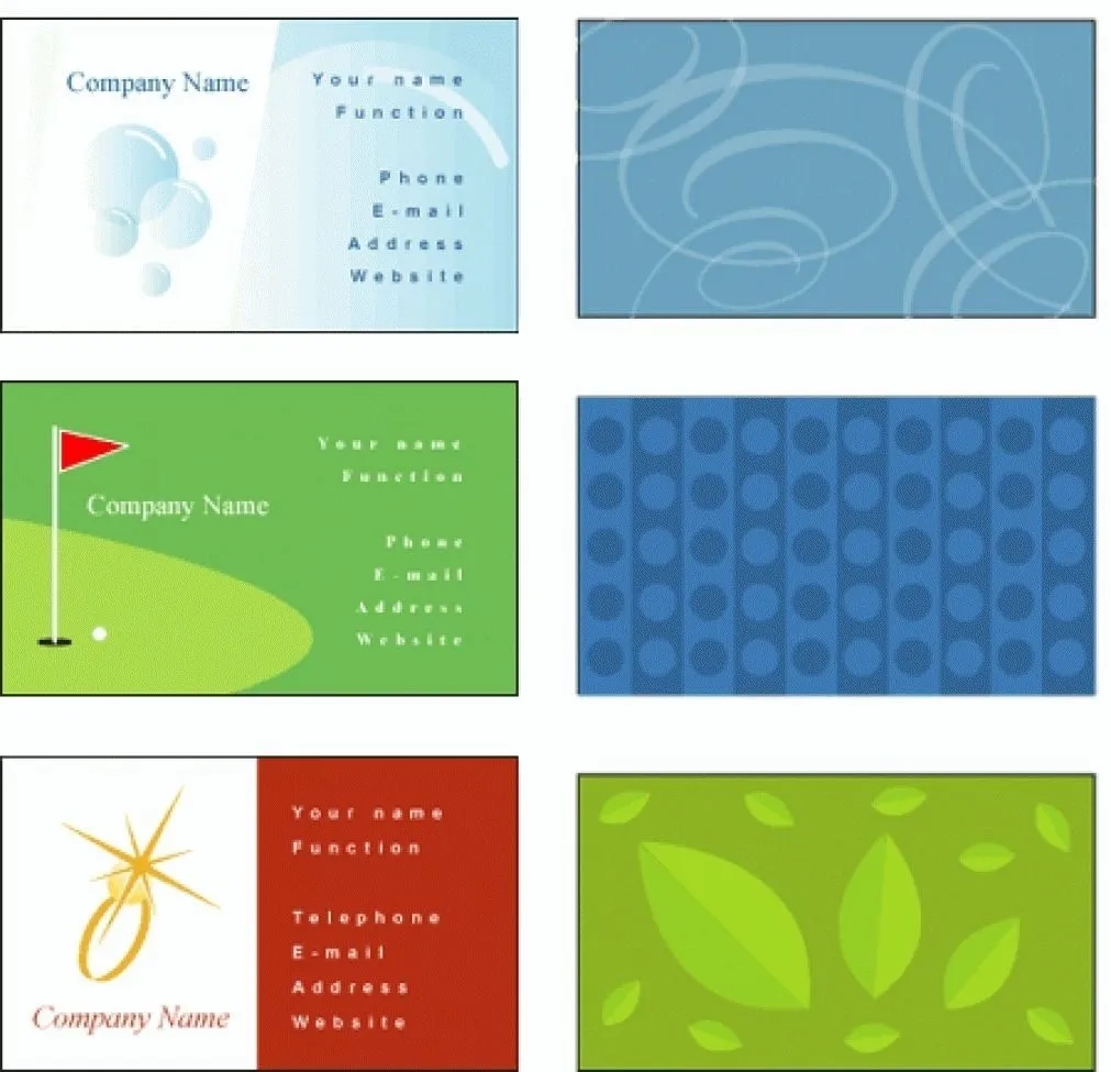 Make Your Own Free Printable Business Cards Printable Party Favors