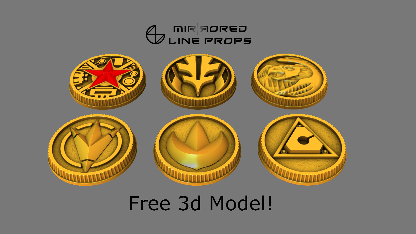 Master Morpher Power Coins Set Free Printable 3d Models Link In Comments R powerrangers