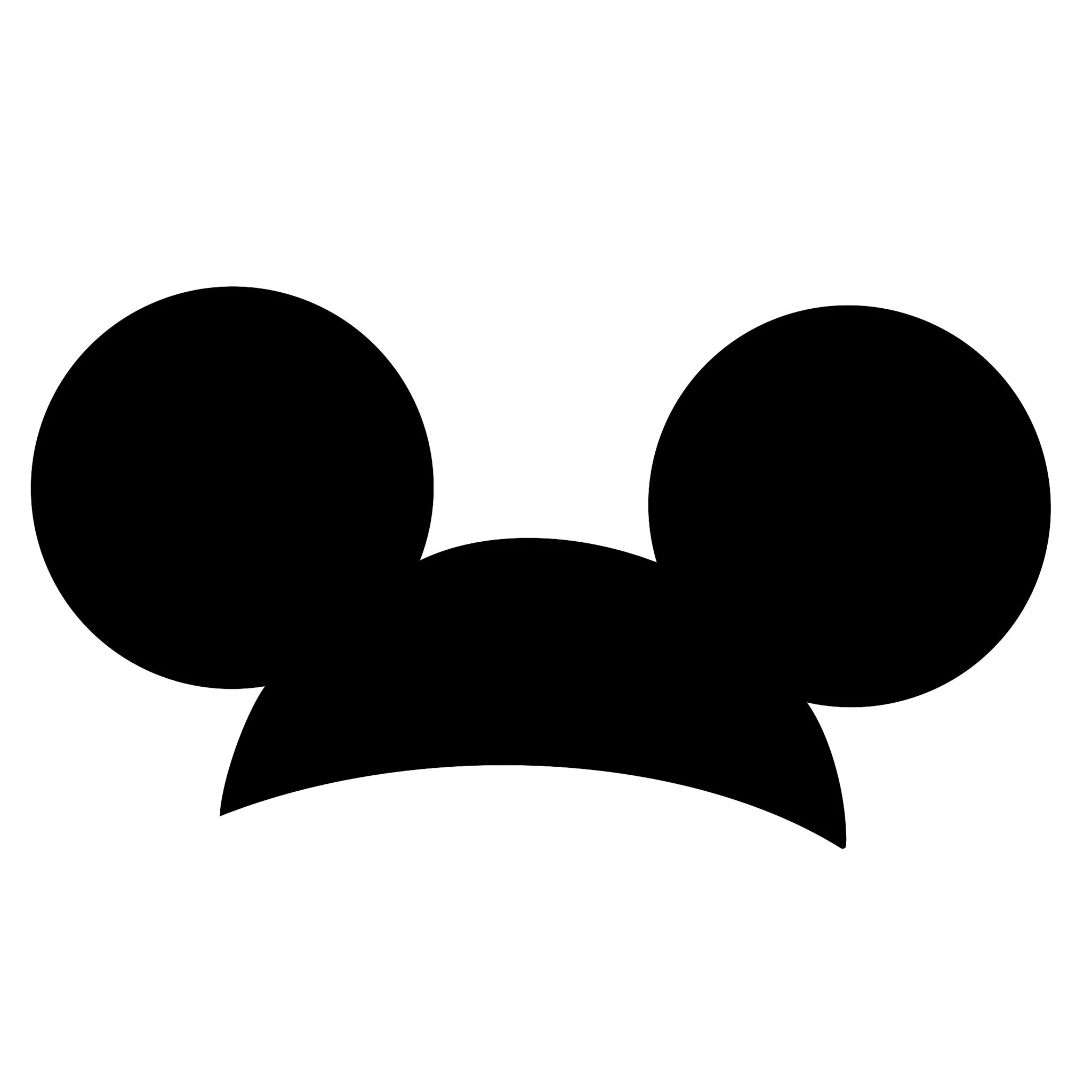 Mickey Mouse Ear Hat Digital Files Svg pdf png jpeg Mickey Mouse Coloring Pages Etsy