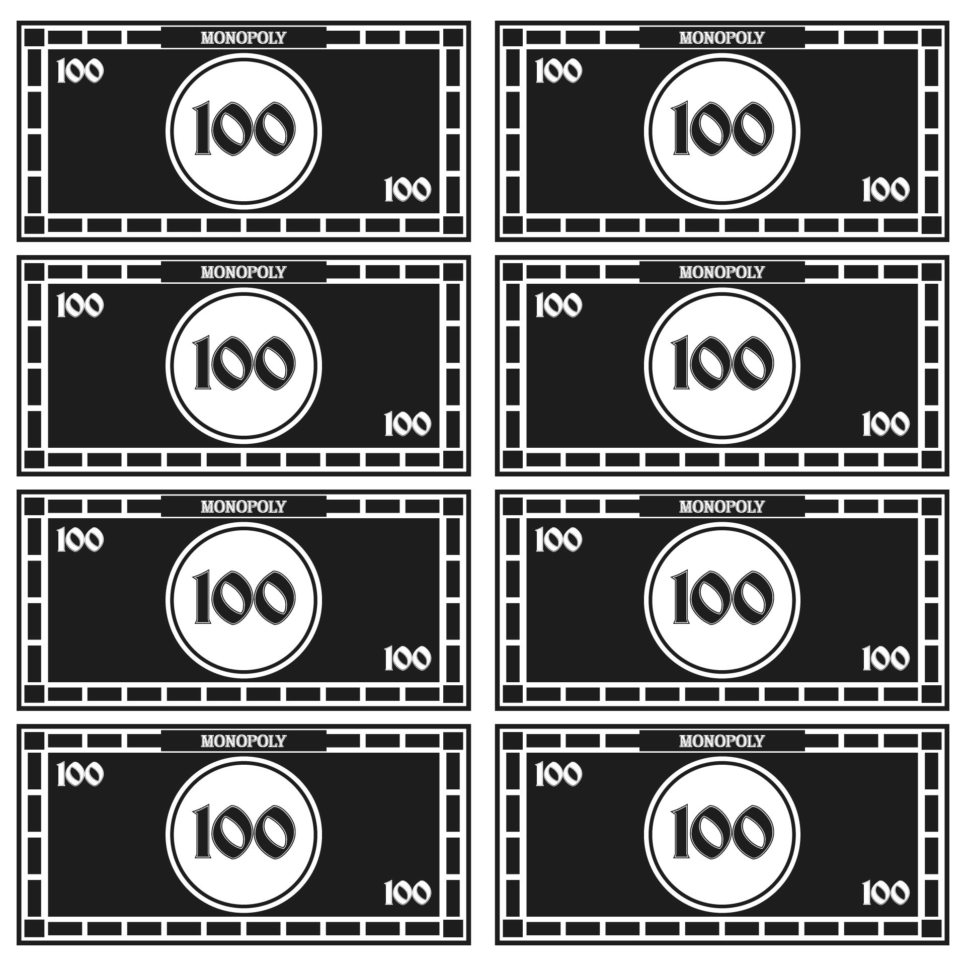 Monopoly Money Templates 10 Free PDF Printables Printablee