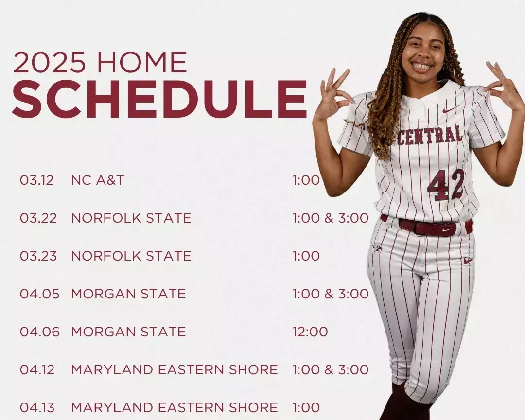 NCCU Releases 2025 Softball Schedule North Carolina Central University Athletics