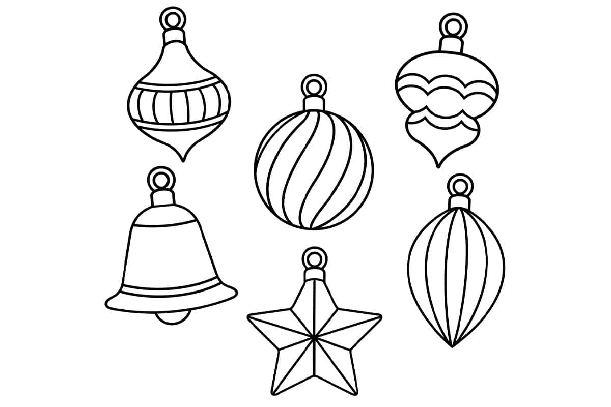 Ornament Templates Printable Christmas Ornament Shapes