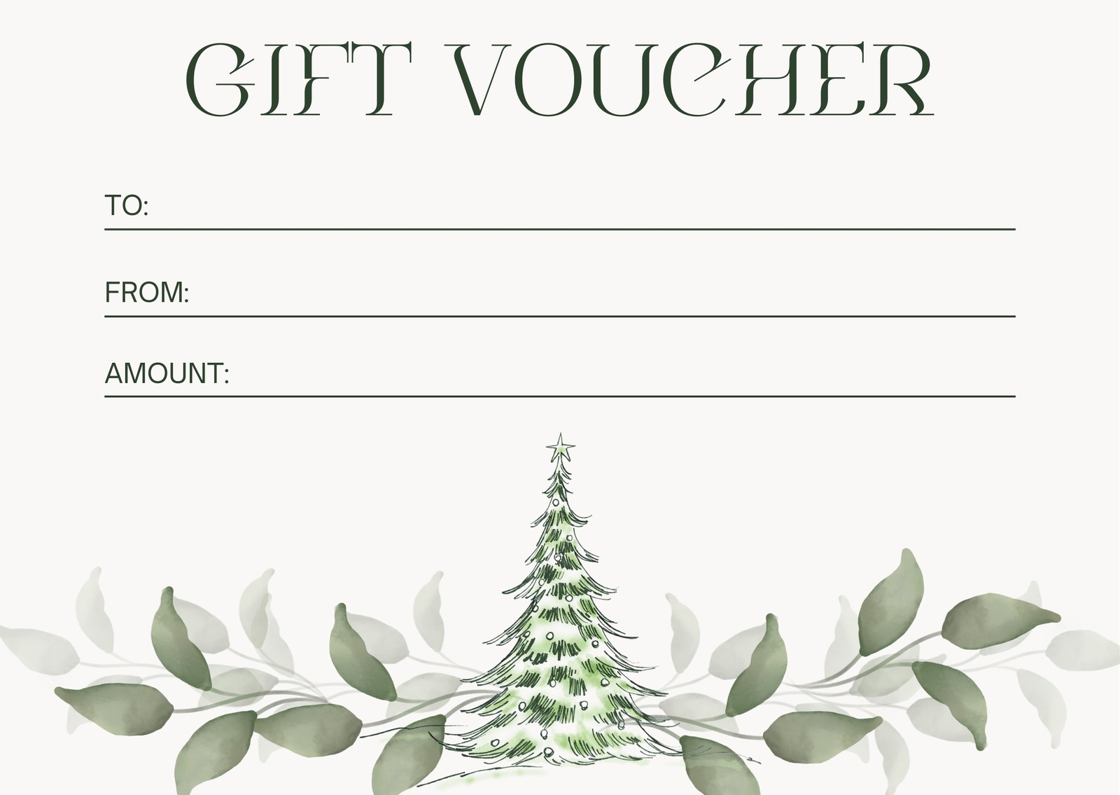 Page 3 Free Printable Custom Christmas Gift Certificate Templates Canva