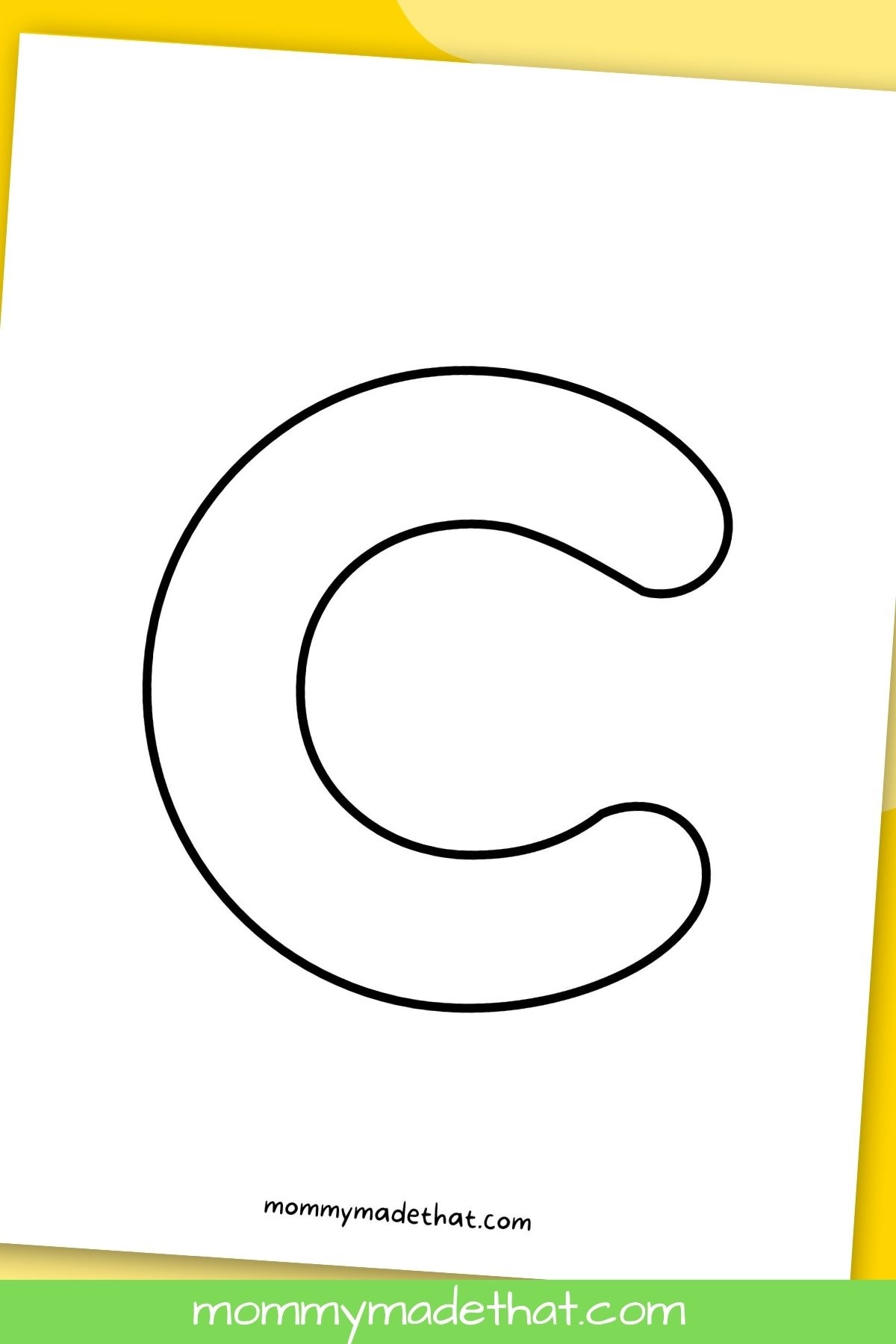 Printable Letter C Grab The Free Templates