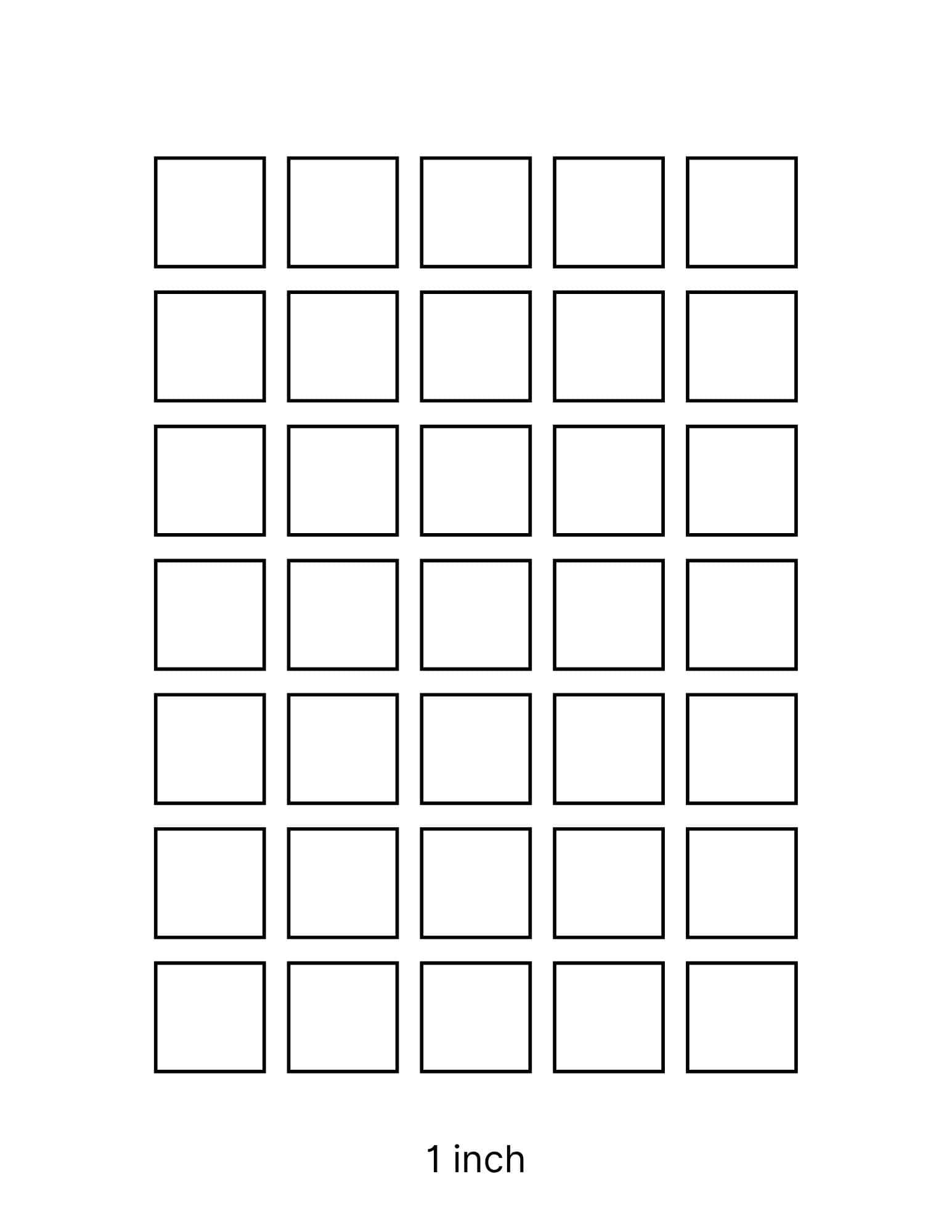 Printable Square Template 8 Different Sizes For Free The Pink Craft Box