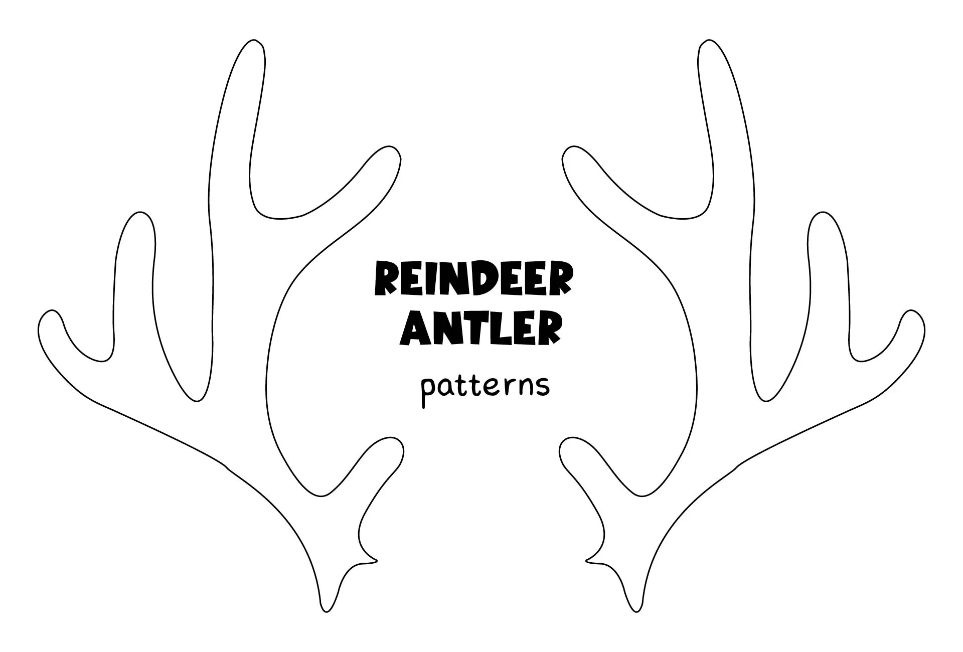 Reindeer Antler Pattern