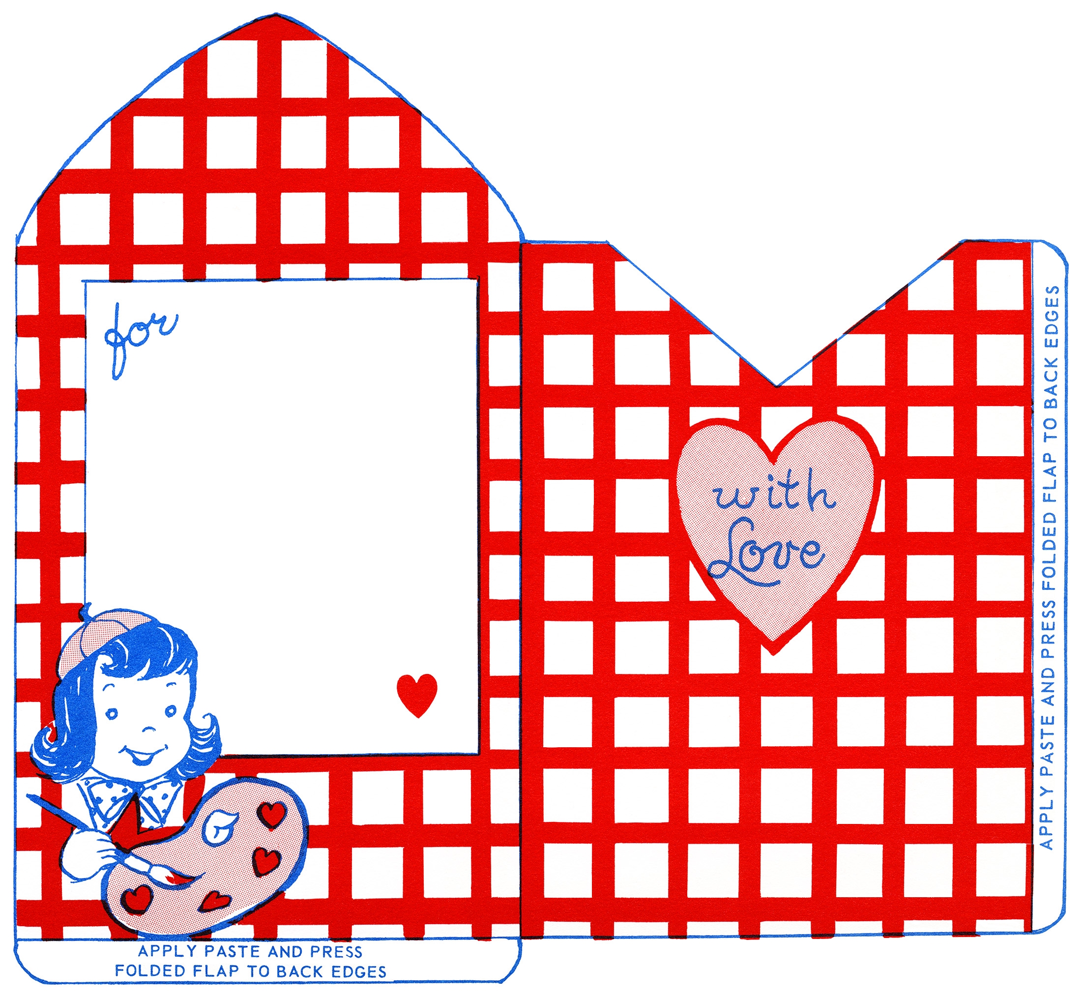 Retro Valentine Envelopes The Old Design Shop