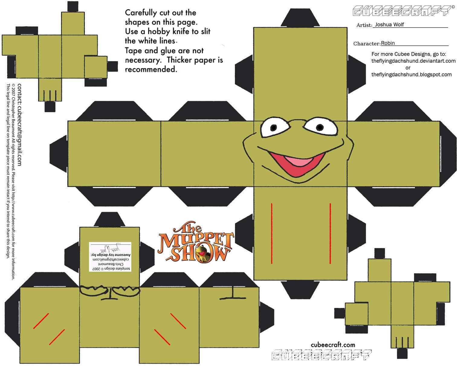 Robin Papercraft Template Free Printable Paper raft Templates