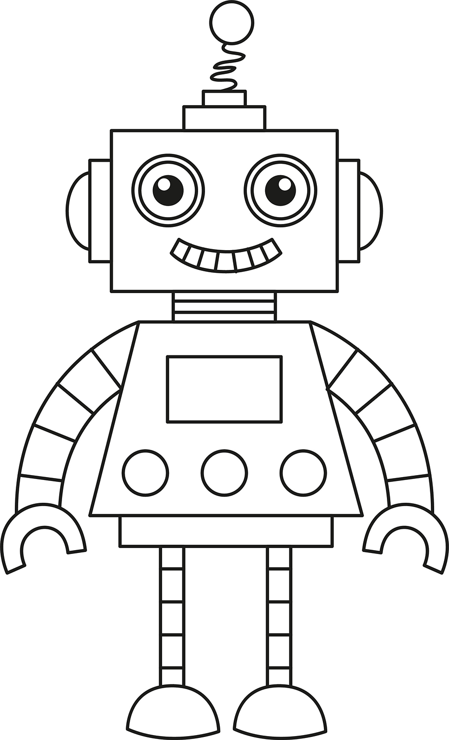 Robot Printable Template Free Printable Paper raft Templates