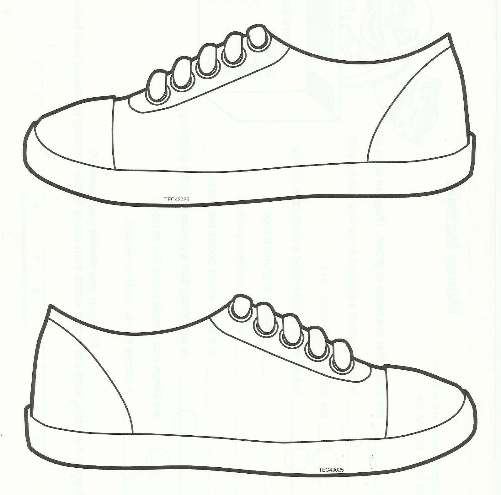 Shoe Template For Kids