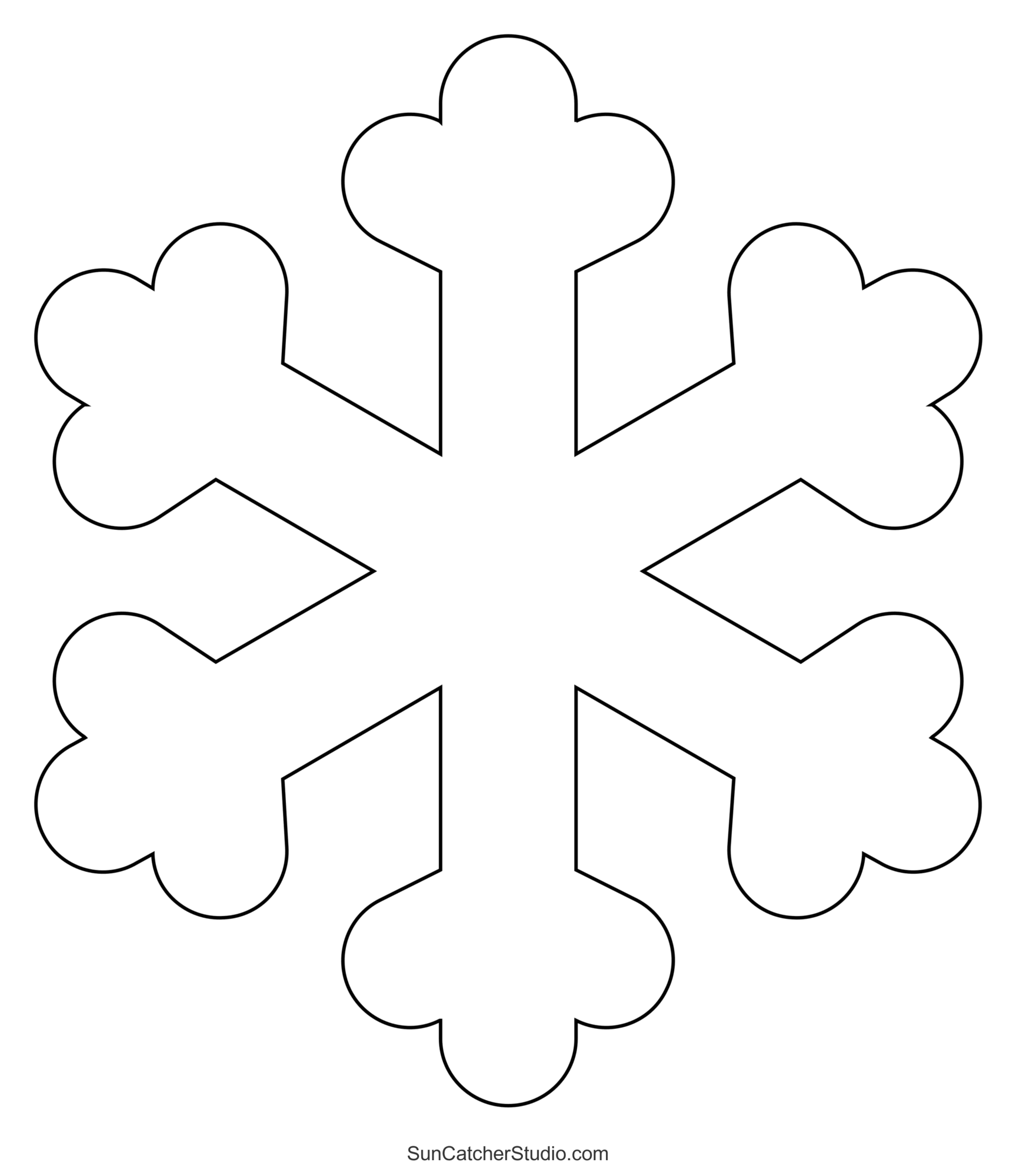 Snowflake Templates Printable Stencils And Patterns Free Printables Lettering SVG Files Tools Apps