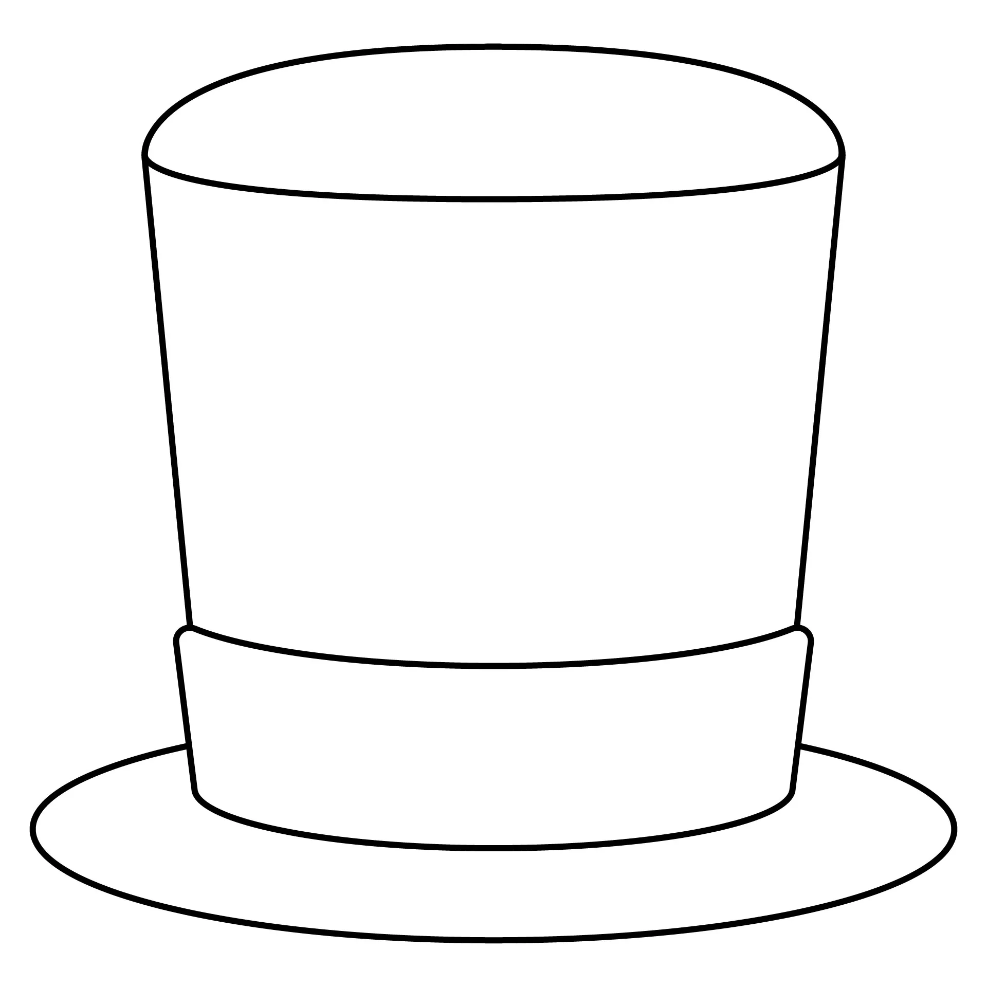 Snowman Hat Template Printable Art Activities
