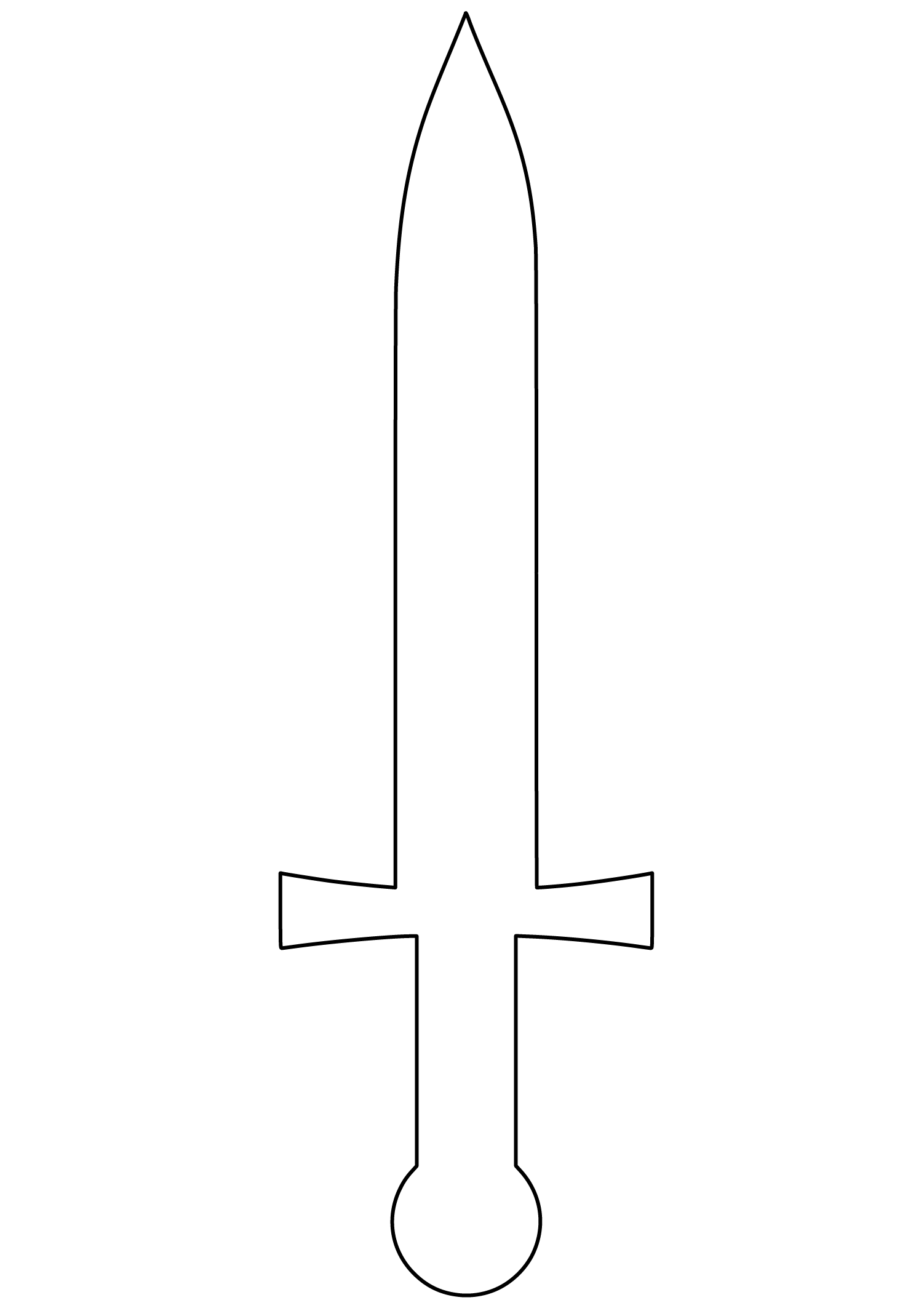 Sword 55 Paper Craft Templates