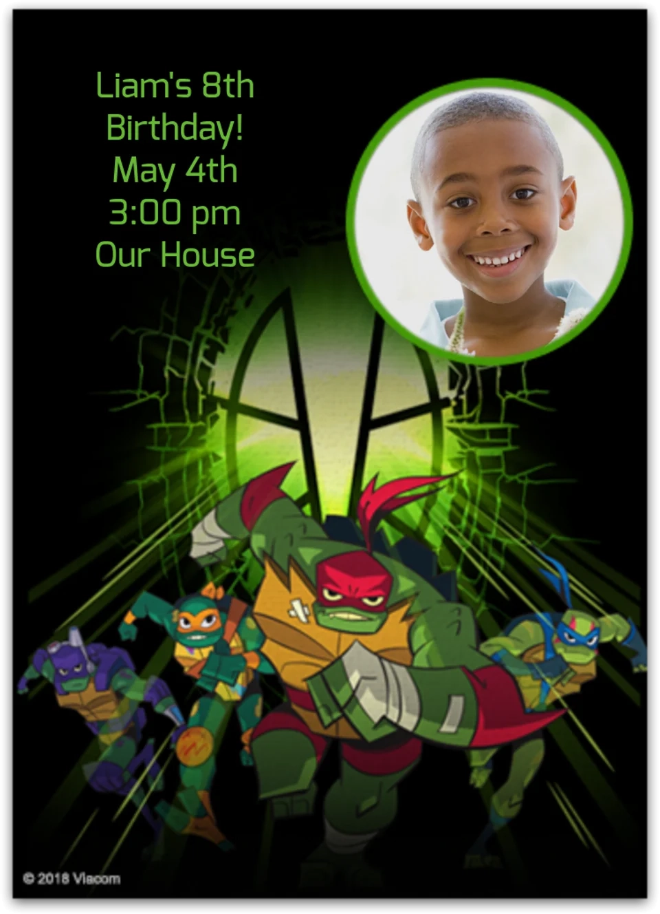 Teenage Mutant Ninja Turtles Invitations Punchbowl