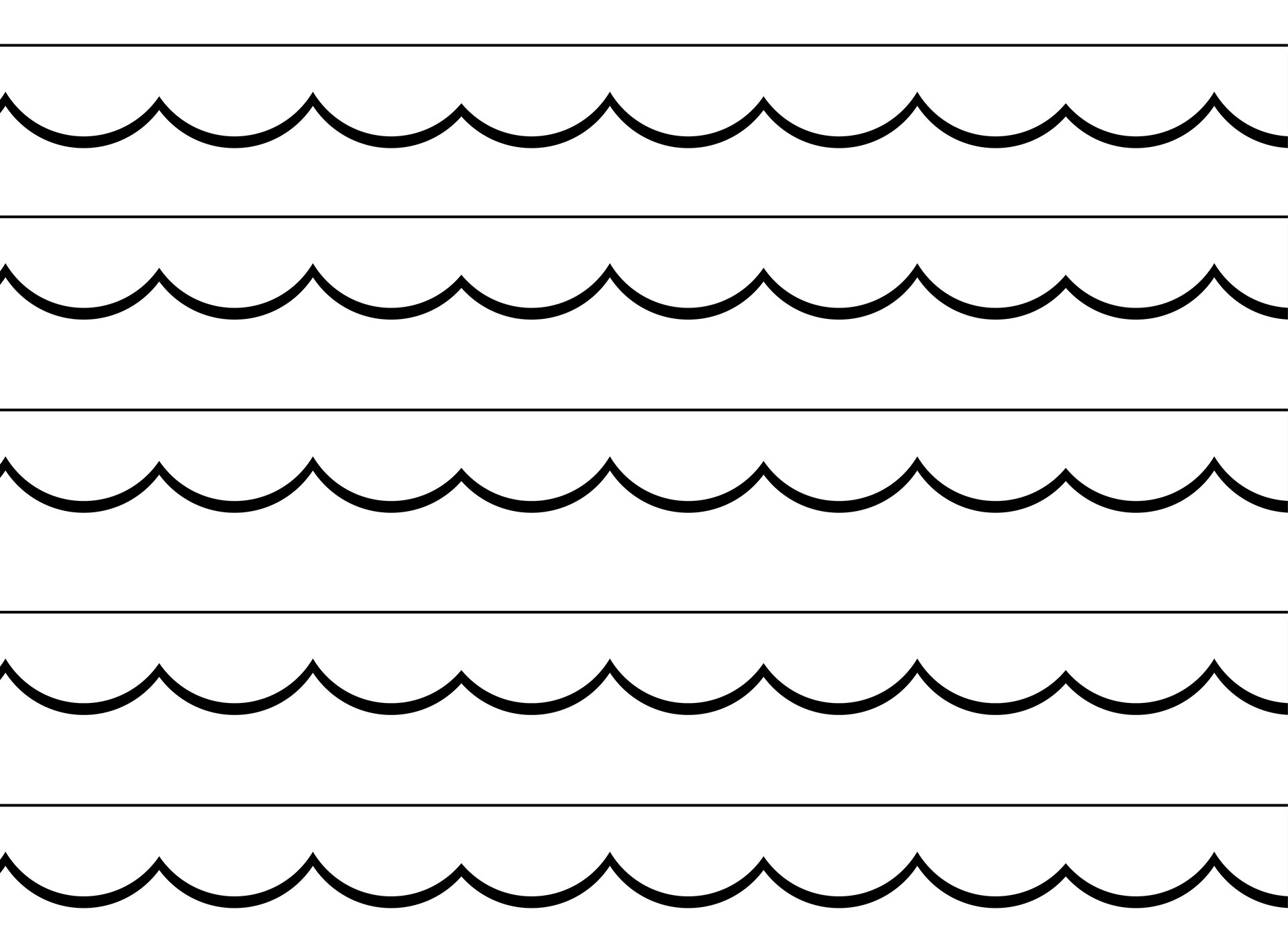 Template For Scalloped Border 10 Free PDF Printables Printablee