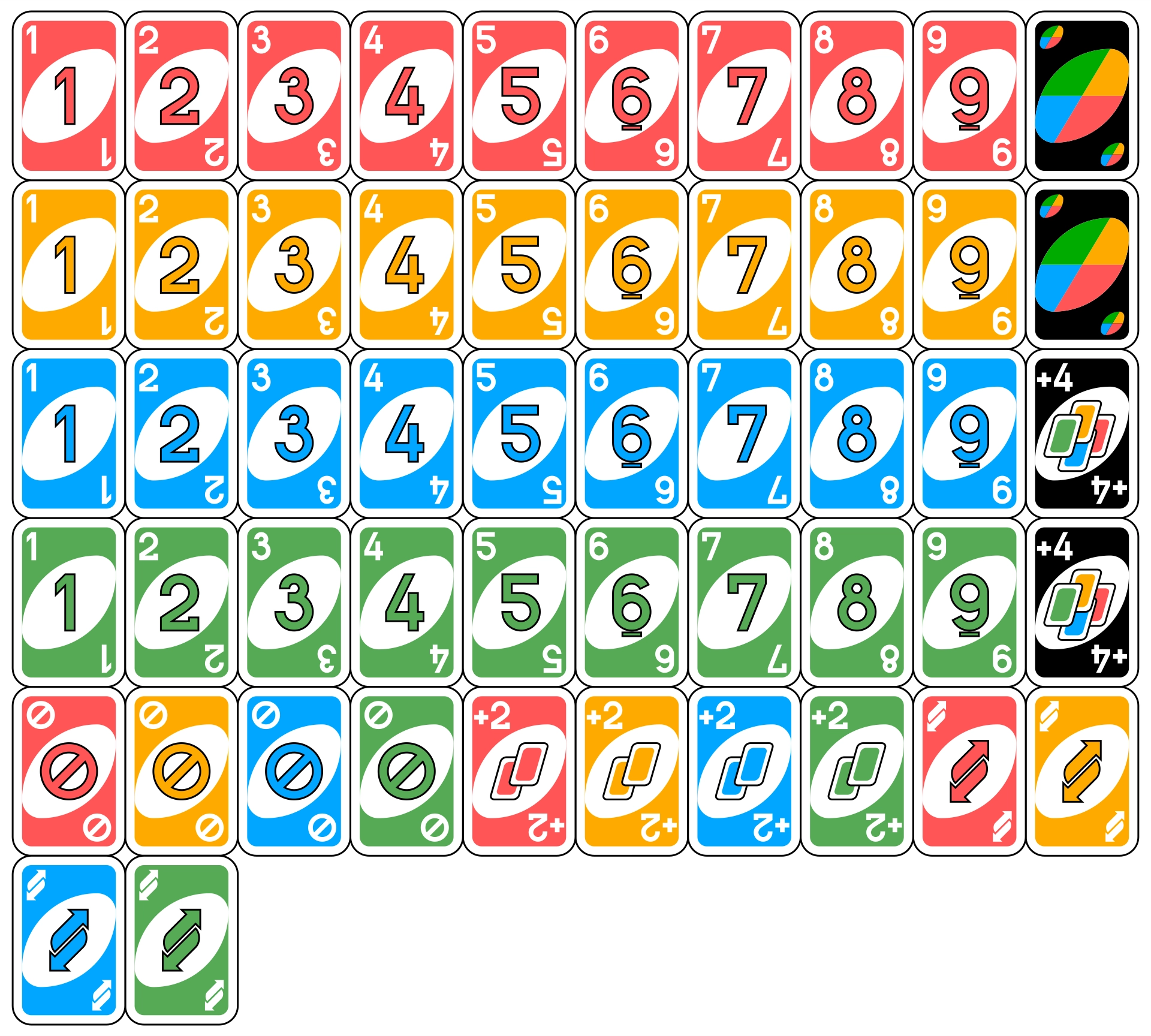 Uno Cards Printable Printable Party Favors