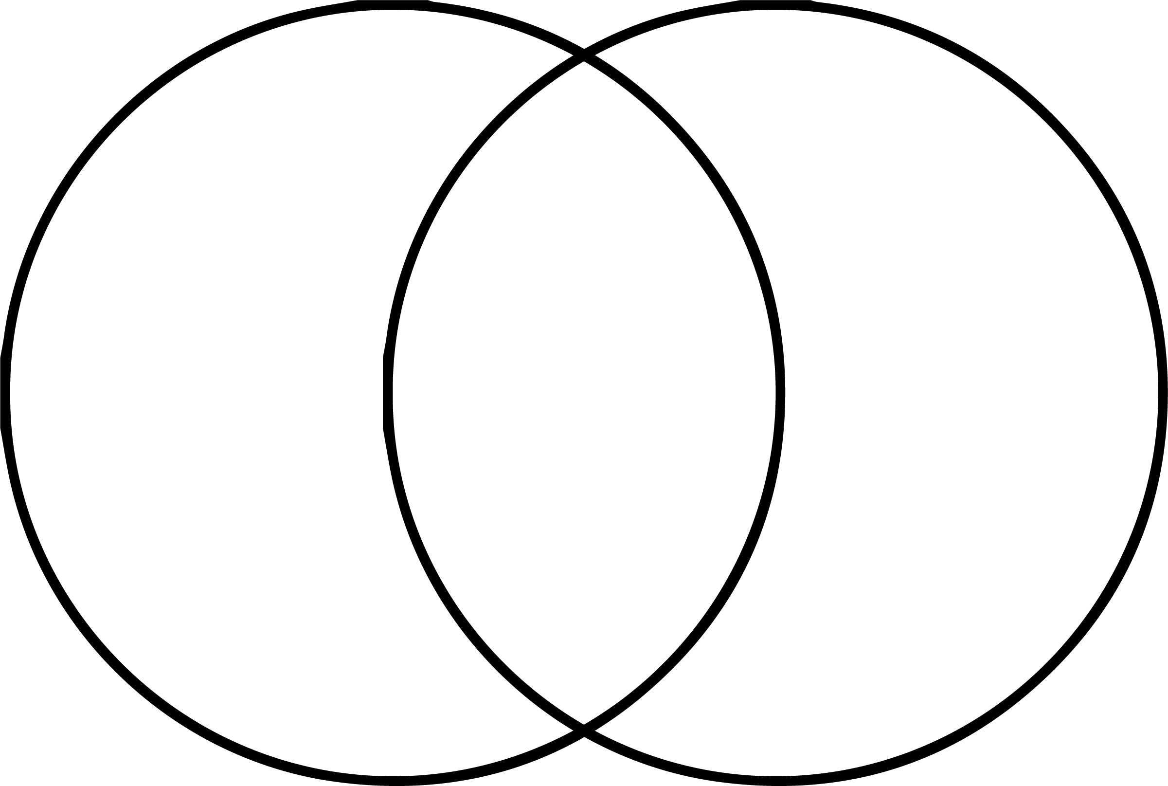 Venn Diagram Printable Template PDFs Image Files Student Handouts